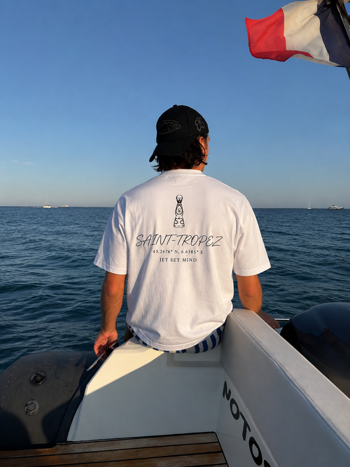 Teeshirt unisexe  manches courtes Saint-Tropez