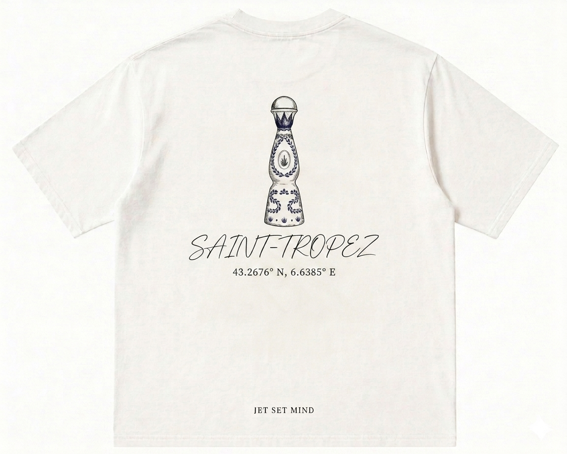 Teeshirt unisexe  manches courtes Saint-Tropez